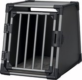 Trixie vervoersbox aluminium grafiet - m 74x55x61 cm - 1 stuks