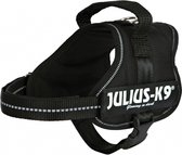 Julius k9 power-harnas / tuig voor labels zwart - minimini/40-53 cm - 1 stuks