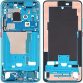 Frontbehuizing LCD-frame Bezelplaat met zijtoetsen voor Xiaomi Redmi K30 Pro (blauw)