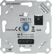 Led Dimmer 3-200W Universeel + Afdekraam