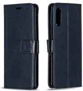 Voor Sony Xperia L4 Crazy Horse Texture Horizontale Flip Leren Case met Houder & Kaartsleuven & Portemonnee & Fotolijst (Zwart)