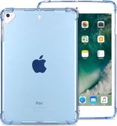 Zeer transparante TPU Full Thicken Corners schokbestendige beschermhoes voor iPad mini 5/4/3/2/1 (blauw)