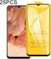 Voor OPPO F17 25 STKS 9D Volledige lijm Volledig scherm gehard glasfilm