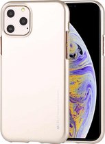 GOOSPERY i-JELLY TPU schokbestendig en krasvast hoesje voor iPhone 11 Pro (goud)