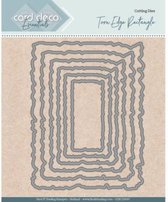 Card Deco Essentials - Nesting Dies - Torn Edge Rectangle