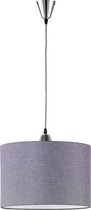 LED Hanglamp - Hangverlichting - Iona Tinomi - E27 Fitting - Rond - Mat Nikkel - Aluminium