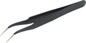 Antistatic Curved Tweezers - Zwart