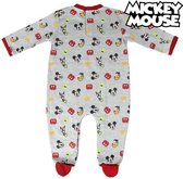 Baby Rompertje met Lange Mouwen Mickey Mouse Grijs