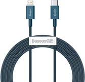 Baseus Superior Series USB-C vers Apple Lightning PD 20W 2 mètres Blauw