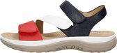Rieker Comfortabel Sandalen Plat - rood - Maat 38
