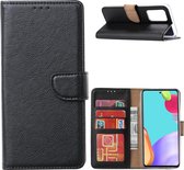 Samsung A32 4G hoesje bookcase Zwart - Samsung Galaxy A32 4G portemonnee book case hoes cover