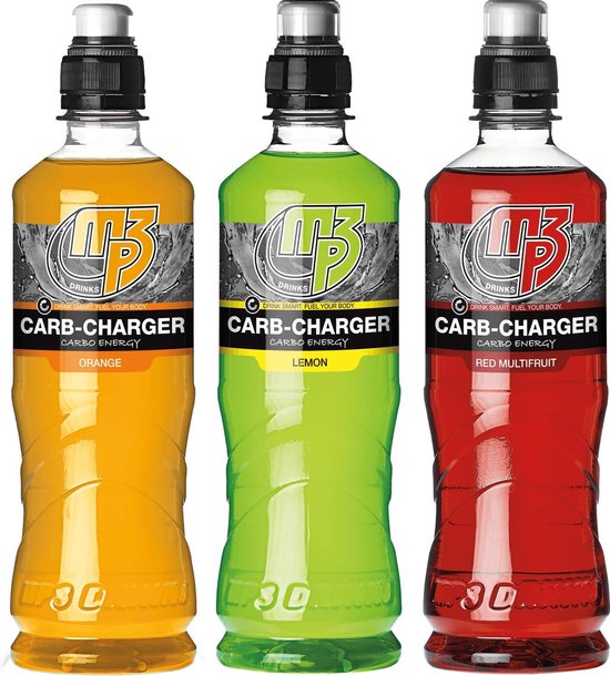 MP3 Drinks CarbCharger (Lemon/Lime 12 x 500 ml) Sportdrank