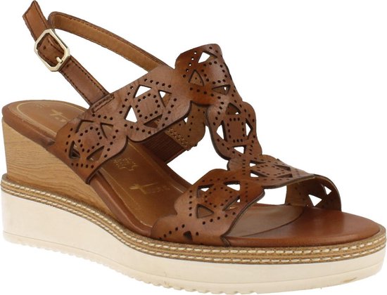 Tamaris Dames Sandaaltje 1-1-28332-26 305 bruin normal Maat: 40 EU | bol.com