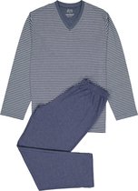 Ceceba heren pyjama - blauw met wit gestreept - Maat: 6XL