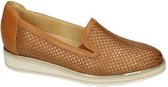 Softwaves -Dames -  cognac/caramel - ballerina's & mocassins - maat 36.5