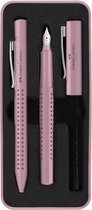 Faber-Castell Grip 2010 - schrijfset balpen en vulpen - in giftbox - Harmony rose shadows - FC-201528