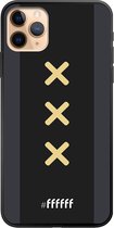 6F hoesje - geschikt voor iPhone 11 Pro Max -  TPU Case - Ajax Europees Uitshirt 2020-2021 #ffffff