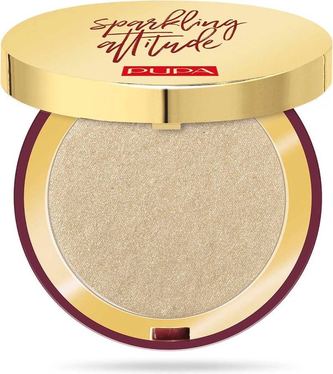 Goedkoopste Pupa Sparkling Attitude Highlighter Compact 001 Lichtgewicht Goud 6g