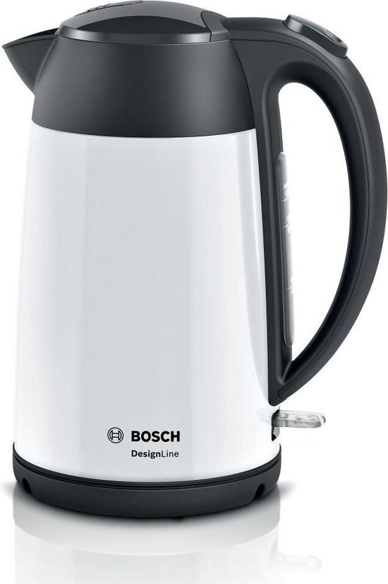 Bosch Twk3P421 Designline Waterkoker 1.7L 2400W Wit/Zwart
