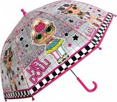 L.O.L. Suprise  transparante meisjes paraplu 48 cm
