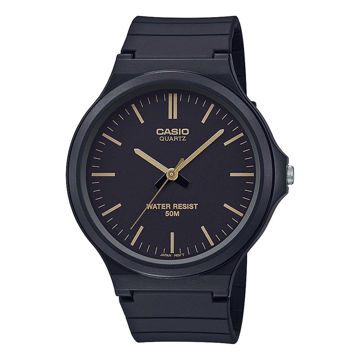 CASIO - MW-240-1E2VEF - Casio Collection - horloge - Mannen - Zwart - Kunststof Ã˜ 43 mm