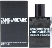 Zadig & Voltaire This Is Him 30 ml - Eau de Toilette - Herenparfum