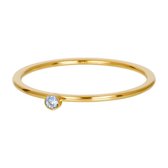 Rondelle iXXXi 1 mm Light Saphire 1 Stone Crystal Gold | Taille 17