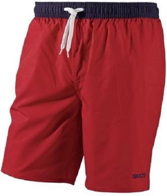 Beco Short De Bain Homme Polyester/élasthanne Marine/rouge Taille L