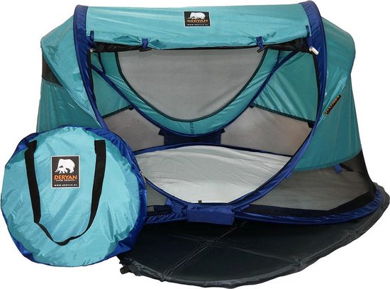 Deryan Shane Luxe 2021 Camping Lit - Bébé anti-UV de tente 50+ - Ocean  -GRATUIT Pare -... | bol.com