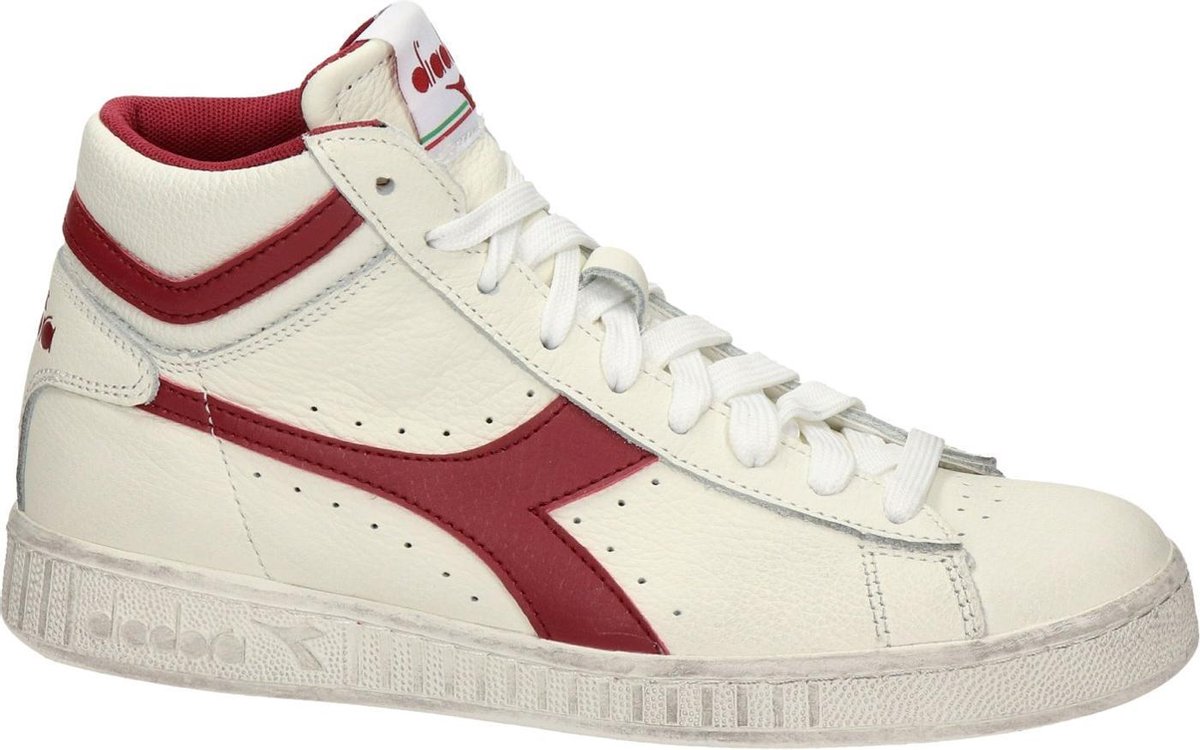 Diadora Game L High Waxed Sneakers - Leren Sneaker - Dames - Wit - Maat 42  | bol.com