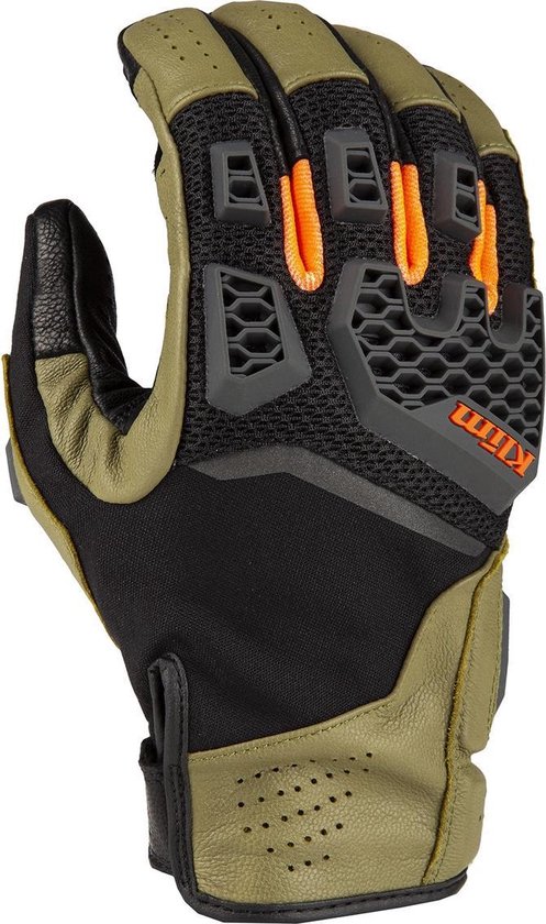 Klim Baja S4 Sage Strike Orange Motorcycle Gloves S