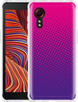 Hoesje Geschikt voor Samsung Galaxy Xcover 5 - roze paarse cirkels