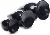 Triple Cones Anaalplug Set Van 3 - Zwart - Sextoys - Anaal Toys - Dildo - Buttpluggen
