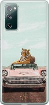 Samsung Galaxy S20 FE siliconen hoesje - Chill tijger - Soft Case Telefoonhoesje - Multi - Print