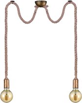 TRIO - Hanglamp Rope Messing Ø 12 cm