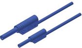SKS Hirschmann MAL S WS 2-4 100/1 Câble de mesure de sécurité [Fiche banane 4 mm - Fiche banane 2 mm] 1,00 m Blauw 1 pièce(s)