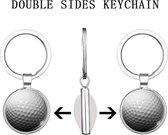 Akyol - Golfbal Sleutelhanger - Golf - Golfballer - Leuk kado voor iemand die van golf houd - 2,5 x 2,5 CM