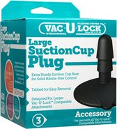 Black Suction Cup Plug - Large - Butt Plugs & Anal Dildos