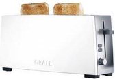 Graef TO91 grille-pain 2 part(s) 880 W Acier inoxydable, Blanc