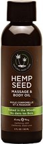Naked in the Woods Massage Oil with White Tea and Ginger Scent - - Massage Oils