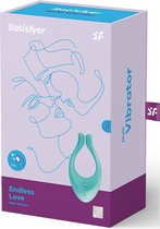 Endless Love Multi Vibrator - Turquoise - Cock Rings - G-Spot Vibrators - Design Vibrators - Clitoral Stimulators