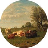 Muursticker Koeien in de wei Rijksmuseum