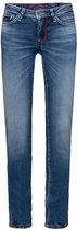 Soccx ® jeans met rechte pijpen en used look, Blauw (W34 X L30)