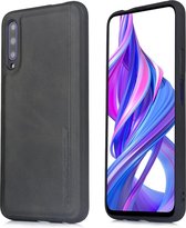 Voor Huawei Honor 9X Pro Diaobaolee schokbestendig PU + TPU beschermhoes (zwart)