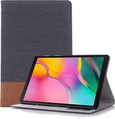 Cross Texture Horizontal Flip Leather Case voor Galaxy Tab S5e 10.5 T720 / T725, met houder & kaartsleuven & portemonnee (grijs)