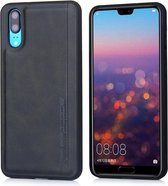 Voor Huawei P20 Diaobaolee schokbestendig PU + TPU beschermhoes (zwart)