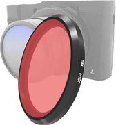 JSR gekleurde lensfilter voor Panasonic LUMIX LX10 (rood)