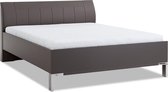 Beter Bed Select bed Suite met chrome poten - 180 x 220 cm - havanna/havanna