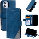 iPhone 7 Hoesje Bookcase - Leer - Portemonnee - Book Case - Wallet - Flip Cover - Apple iPhone 7  - Blauw