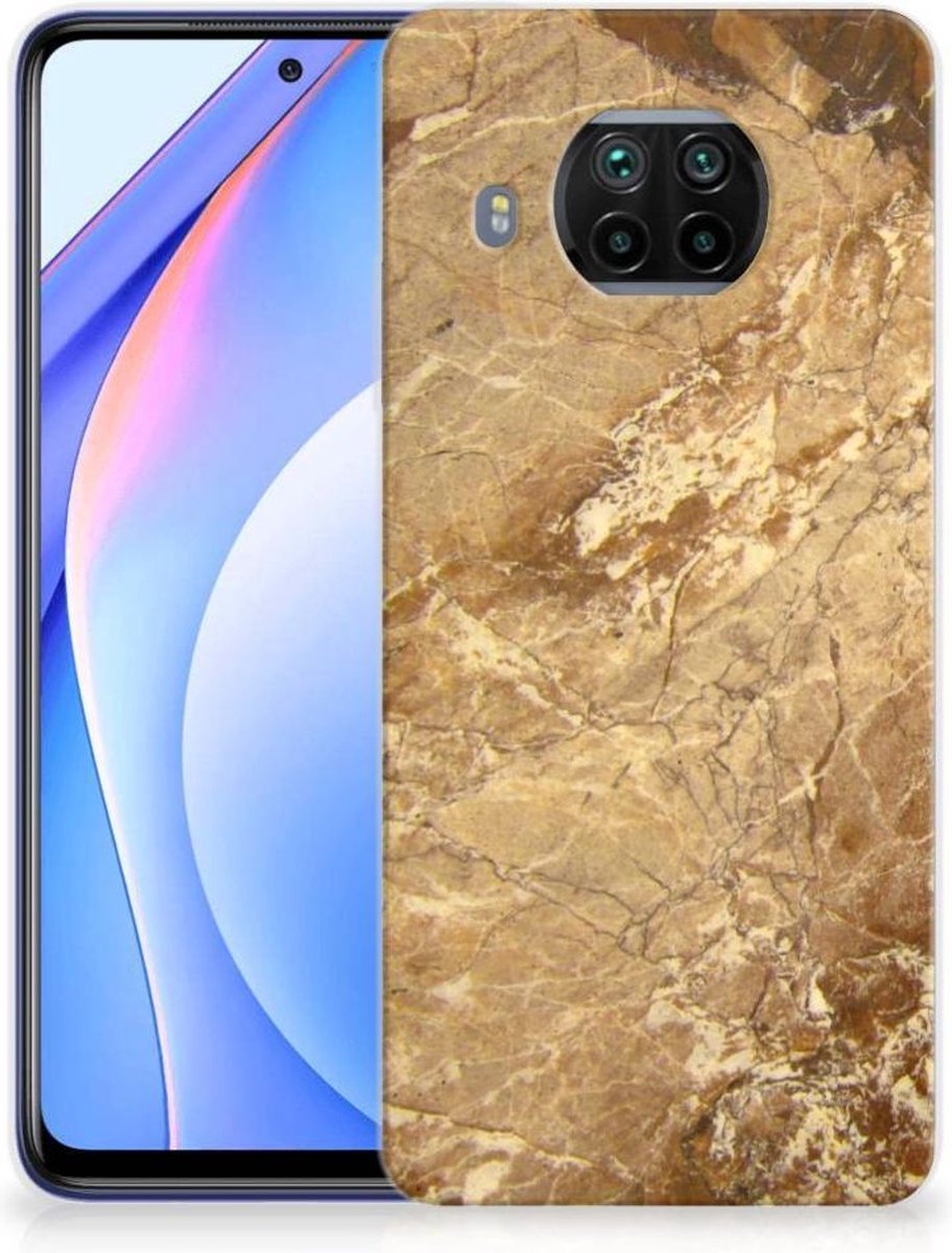 Xiaomi Mi 10T Lite TPU Siliconen Hoesje Marmer Creme